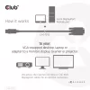 DisplayPort naar VGA-kabel M/M CLUB3D CAC-1012 2m