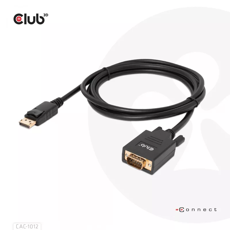 DisplayPort naar VGA-kabel M/M CLUB3D CAC-1012 2m
