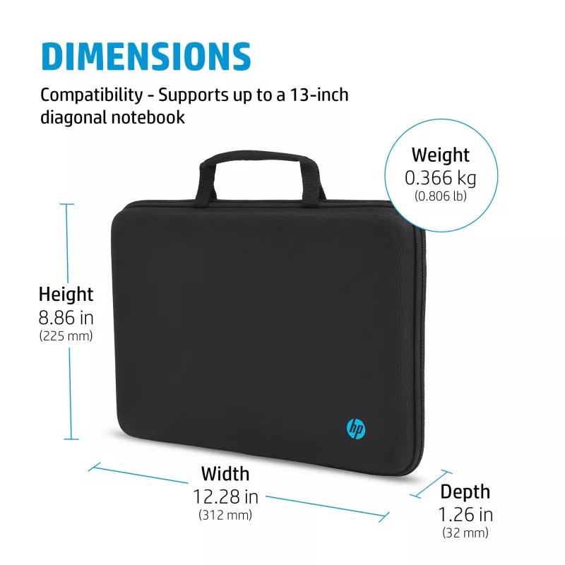 Aktenkoffer HP Mobility 11,6-inch laptoptas maximale beeldschermgrootte 29,5 cm
