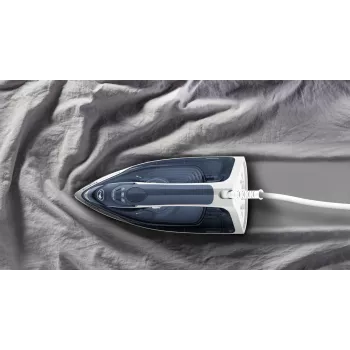Tefal Express Steam FV2837 droog- en stoomstrijkijzer met Cerilium-strijkzool 2400 W blauw, grijs, wit
