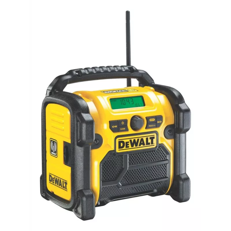 DEWALT draadloze Li-Ion DAB+/FM compactradio – alleen toestel
