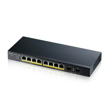 Zyxel GS1900-10HP managed L2 Gigabit Ethernet (10/100/1000) Power over Ethernet (PoE) zwart
