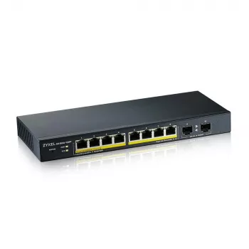 Zyxel GS1900-10HP managed L2 Gigabit Ethernet (10/100/1000) Power over Ethernet (PoE) zwart