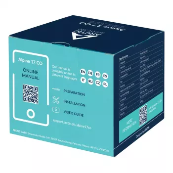 ARCTIC Alpine 17 CO processor-luchtkoeler 9,2 cm zwart, zilver 1 stuk