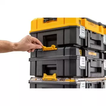 Gereedschaporganizer DeWalt DWST82968-1, polycarbonaat, 7,8 l, afsluitbaar, waterdicht, zwart