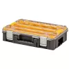 DeWALT DWST82968-1 TSTAK organizer, waterdicht en stofbestendig, 400×332×119 mm, zwart/oranje