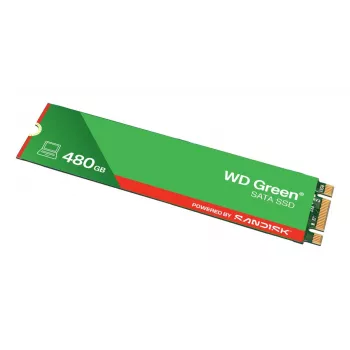 WESTERN DIGITAL SSD - WD Green - 480 GB - SATA 6 Gbit/s - M.2 2280 - MTTF 2,0 miljoen uur