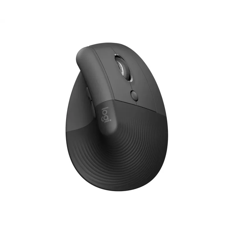 LOGITECH Lift verticale ergonomische muis - rechtshandig - draadloos - grafietzwart