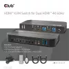 KVM-switch CLUB3D CSV-1382 dual HDMI 4K 60Hz USB
