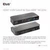 KVM-switch CLUB3D CSV-1382 dual HDMI 4K 60Hz USB