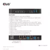 KVM-switch CLUB3D CSV-1382 dual HDMI 4K 60Hz USB