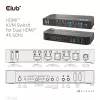 KVM-switch CLUB3D CSV-1382 dual HDMI 4K 60Hz USB