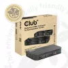 CLUB3D DisplayPort/HDMI KVM-switch voor dual DisplayPort 4K 60Hz