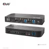 CLUB3D DisplayPort/HDMI KVM-switch voor dual DisplayPort 4K 60Hz