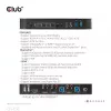 CLUB3D DisplayPort/HDMI KVM-switch voor dual DisplayPort 4K 60Hz