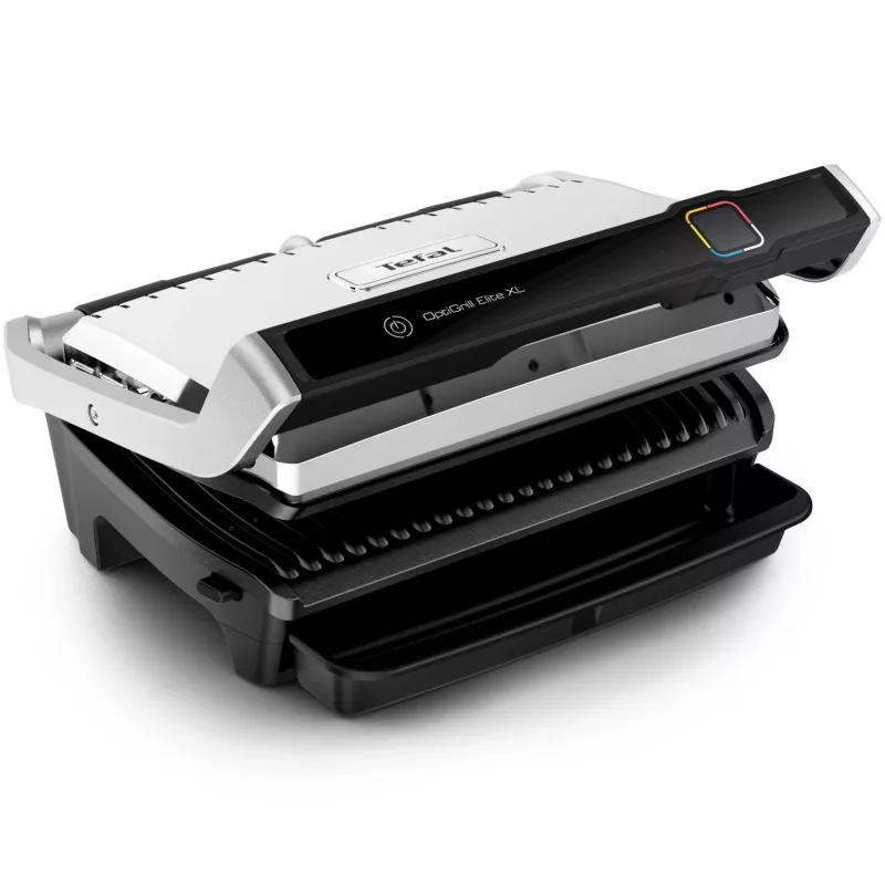 Contactgrill Tefal OptiGrill Elite XL GC760D roestvrij staal 2200W