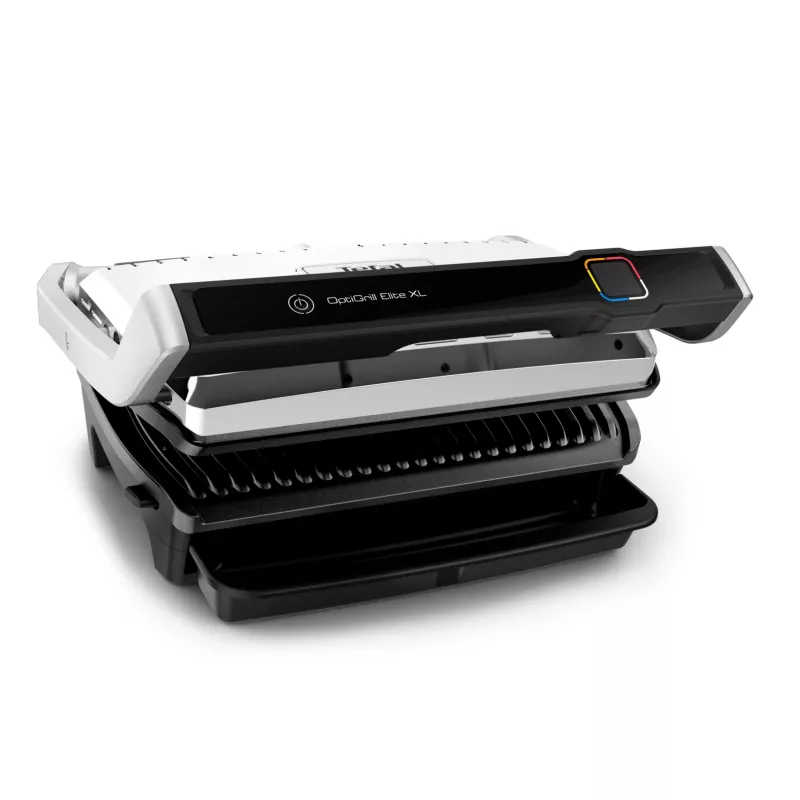 Contactgrill Tefal OptiGrill Elite XL GC760D roestvrij staal 2200W