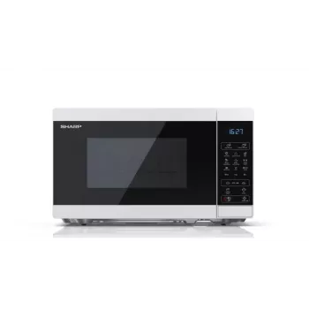 Sharp YC-MG02E-W magnetron blauw, wit tafelmodel 20 L 800 W