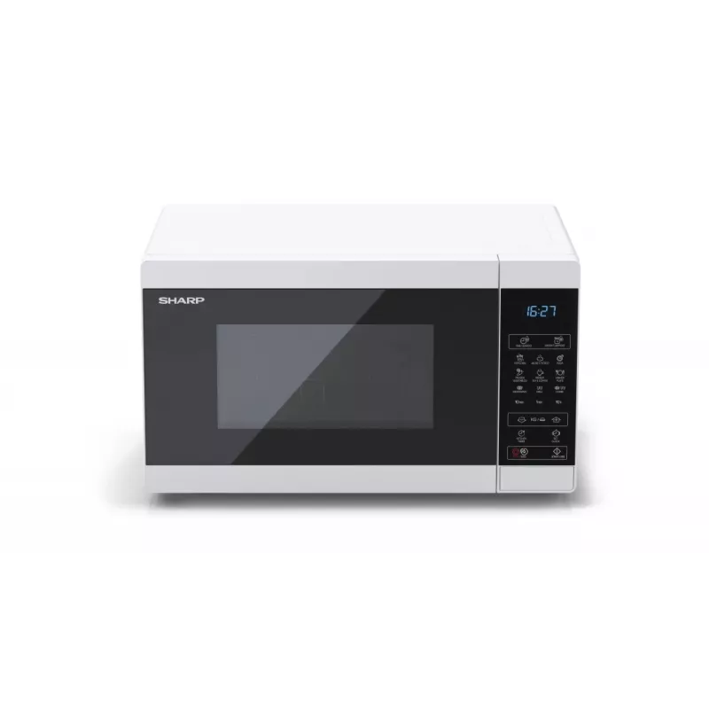 Sharp YC-MG02E-W magnetron blauw, wit tafelmodel 20 L 800 W