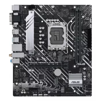 Moederbord ASUS PRIME H610M-A WIFI D4 — Intel H610, LGA1700, micro ATX, DDR4, 2x DIMM, Wi‑Fi 5, Bluetooth 5.0, 2x M.2, HDMI 2.1, DP 1.4