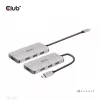 CLUB3D 4-poorts USB-A hub voor USB-C – 10 Gbps snelle overdracht