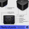 HP Thunderbolt Dock 120W G4, bekabeld, Thunderbolt 4, zwart, Kensington, China, Thailand, Taiwan, zakelijk