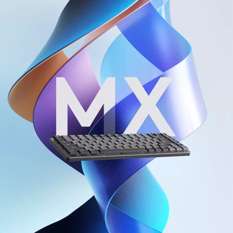 LOGITECH Mx Mechanical Mini Minimalist draadloos verlicht toetsenbord - Graphite Tactile Quiet Qwerty US/Int'l