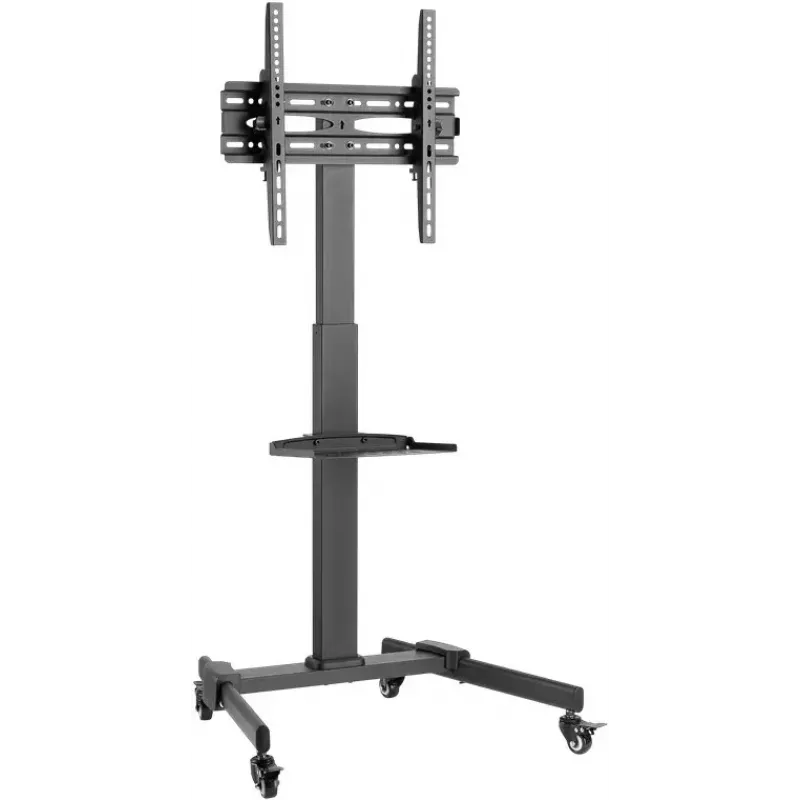 Multimedia-standaard Goobay 59507 zwart staal hoogte 1540 mm