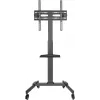 Multimedia-standaard Goobay 59507 zwart staal hoogte 1540 mm