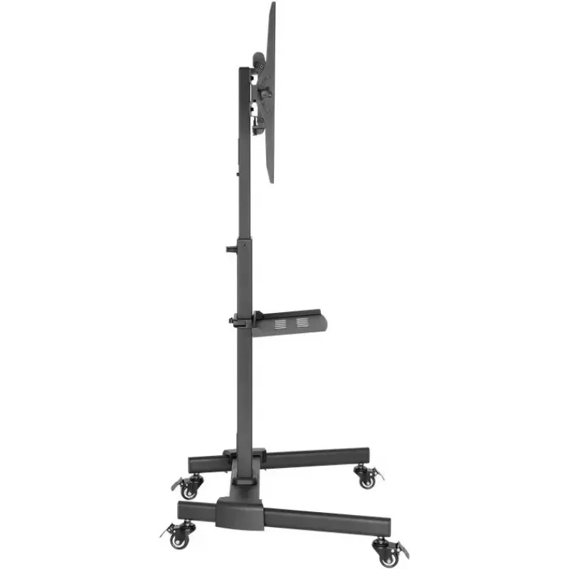Multimedia-standaard Goobay 59507 zwart staal hoogte 1540 mm