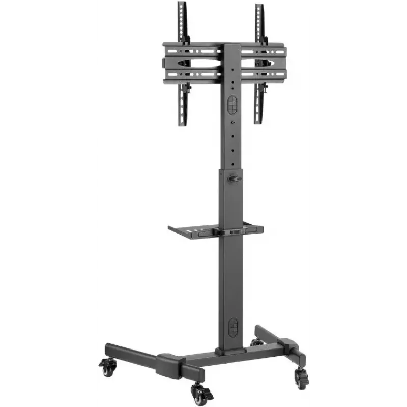 Multimedia-standaard Goobay 59507 zwart staal hoogte 1540 mm