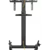 Multimedia-standaard Goobay 59507 zwart staal hoogte 1540 mm