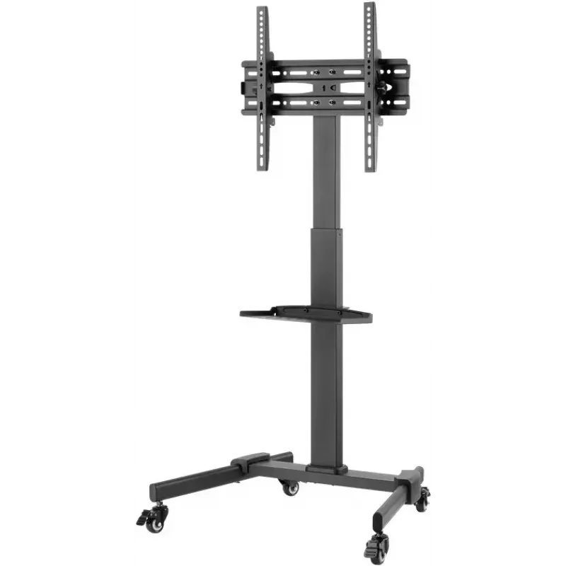 Multimedia-standaard Goobay 59507 zwart staal hoogte 1540 mm