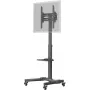 Multimedia-standaard Goobay 59507 zwart staal hoogte 1540 mm