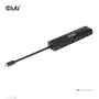 CLUB3D USB Gen1 Type-C, 6-in-1 hub met HDMI 8K30Hz, 2xUSB Type-A, RJ45 en 2xUSB Type-C, data- en PD-laden 100 watt