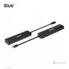 CLUB3D USB Gen1 Type-C, 6-in-1 hub met HDMI 8K30Hz, 2xUSB Type-A, RJ45 en 2xUSB Type-C, data- en PD-laden 100 watt
