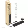 CLUB3D USB Gen1 Type-C, 6-in-1 hub met HDMI 8K30Hz, 2xUSB Type-A, RJ45 en 2xUSB Type-C, data- en PD-laden 100 watt