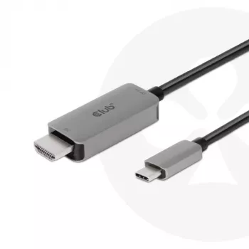 CLUB3D USB Gen2 Type-C naar HDMI 4K120Hz 8K60Hz HDR10 met DSC1.2 actieve kabel M/M 3m / 9.84ft