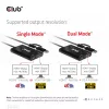 CLUB3D USB Gen1 Type-C/-A naar dual HDMI (4K/30Hz) / VGA (1080/60Hz)