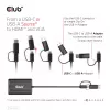 CLUB3D USB Gen1 Type-C/-A naar dual HDMI (4K/30Hz) / VGA (1080/60Hz)