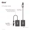 CLUB3D USB Gen1 Type-C/-A naar dual HDMI (4K/30Hz) / VGA (1080/60Hz)