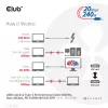 CLUB3D USB4 Gen2x2 Type-C bidirectionele kabel 4K60Hz, data 20Gbps, PD 240W(48V/5A) EPR M/M 2m