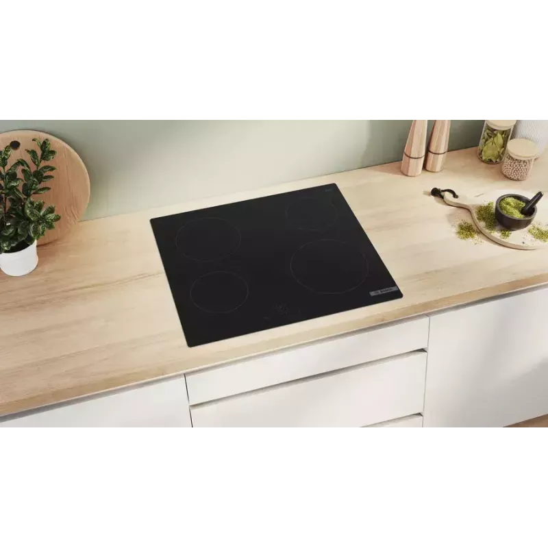 Bosch Serie 4 PKE611BA2E kookplaat zwart inbouw 60 cm keramische kookplaat 4 zones
