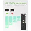 ICY Karton IB-1807MT-C31 SSD-behuizing Zwart M.2