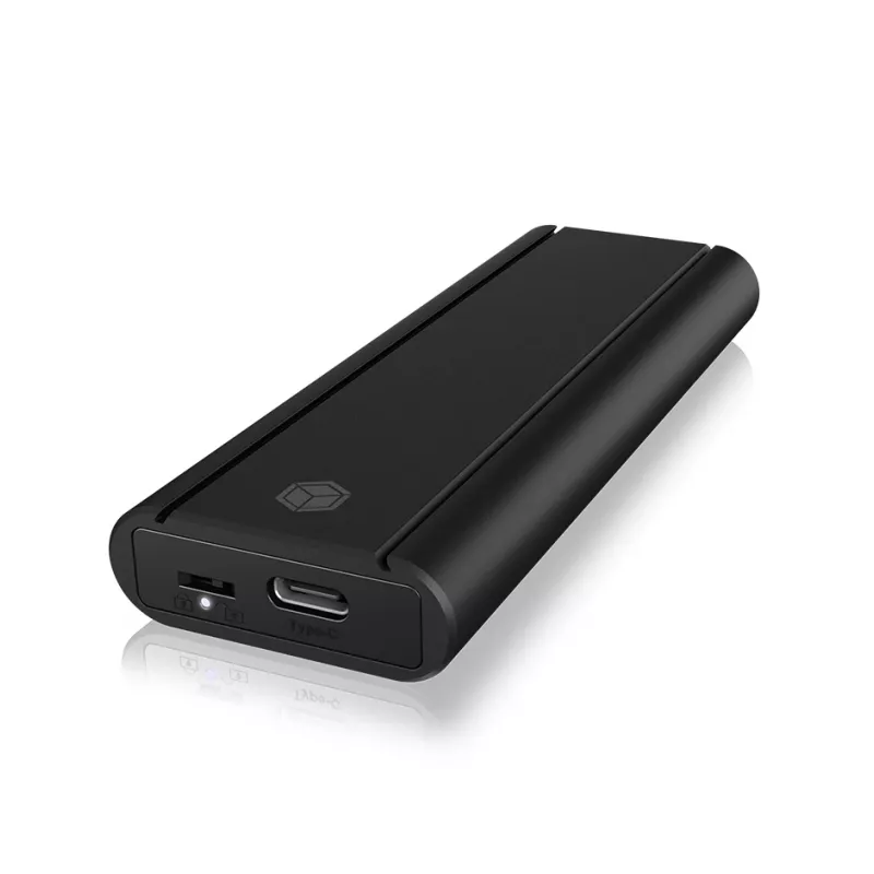ICY Karton IB-1807MT-C31 SSD-behuizing Zwart M.2