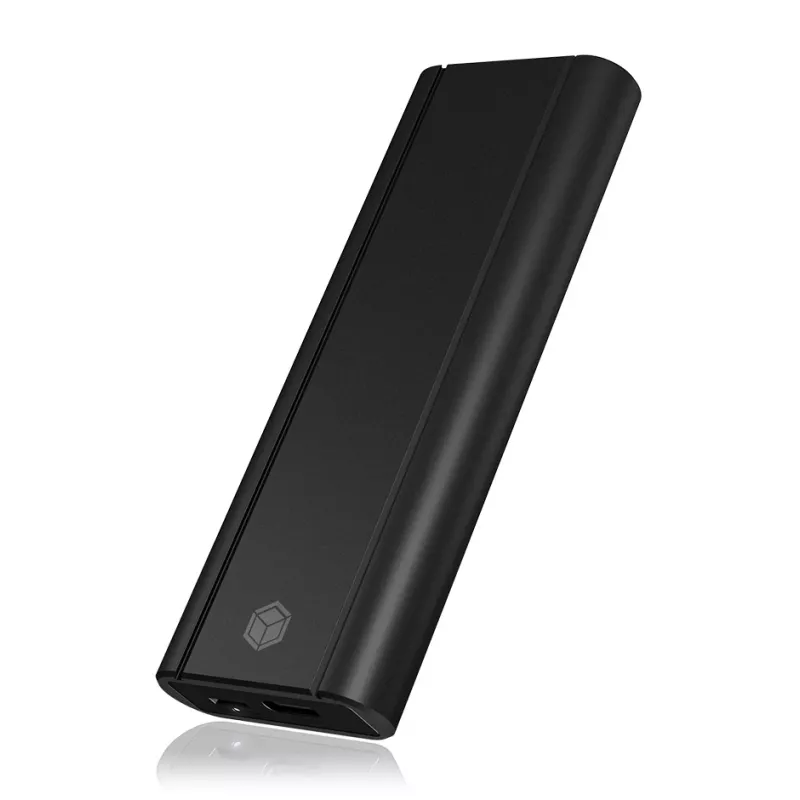 ICY Karton IB-1807MT-C31 SSD-behuizing Zwart M.2