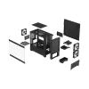 FRACTAL DESIGN Fractal Design Pop Mini Air RGB Zwart TG Clear Tint