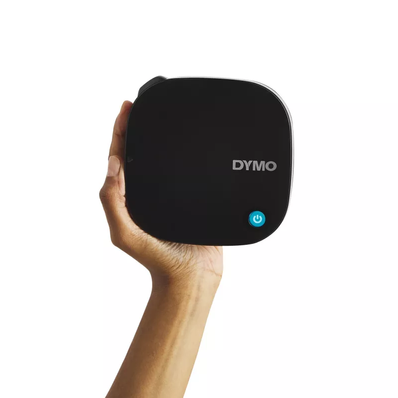 DYMO LetraTag 200B Bluetooth Labelprinter | Compacte labelprinter | Verbindt via draadloze Bluetooth-technologie met iOS en Android | Inclusief 1 wit papieren etiketlint | Zwart