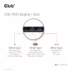 CLUB3D USB Gen 1 Type-C 8-in-1 MST Dual 4K60Hz Display Travel Dock