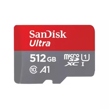 WESTERN DIGITAL SanDisk Ultra micro SDXC 512GB plus SD-adapter 150MB/s A1 Class 10 UHS-I